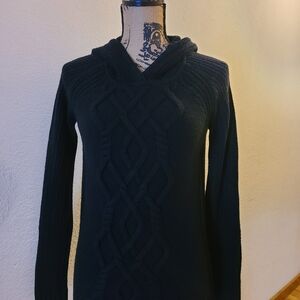 Athleta Black V-Neck Sweater